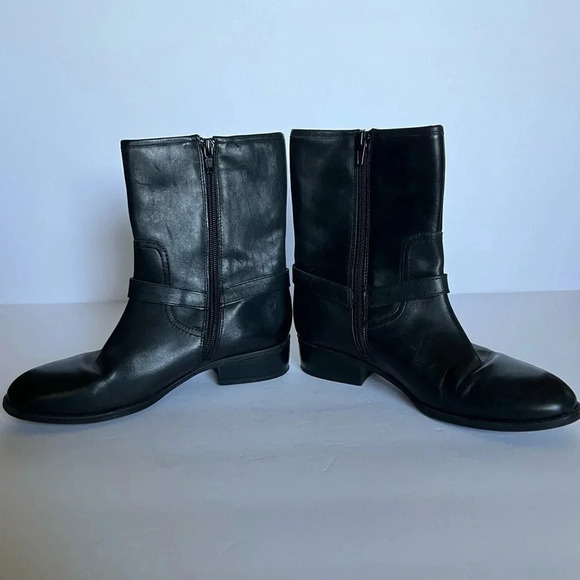 Lauren Ralph Lauren Black Mesi Boots Size 6.5 - Picture 6 of 12